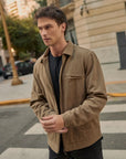 Chaqueta hombre Huasco olivo - Algodón orgánico - Frøens