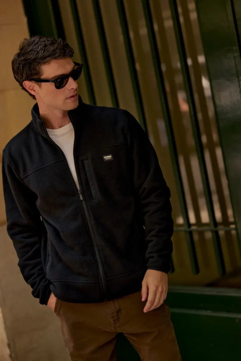 Polar hombre San Pedro negro - Poliéster reciclado - Frøens