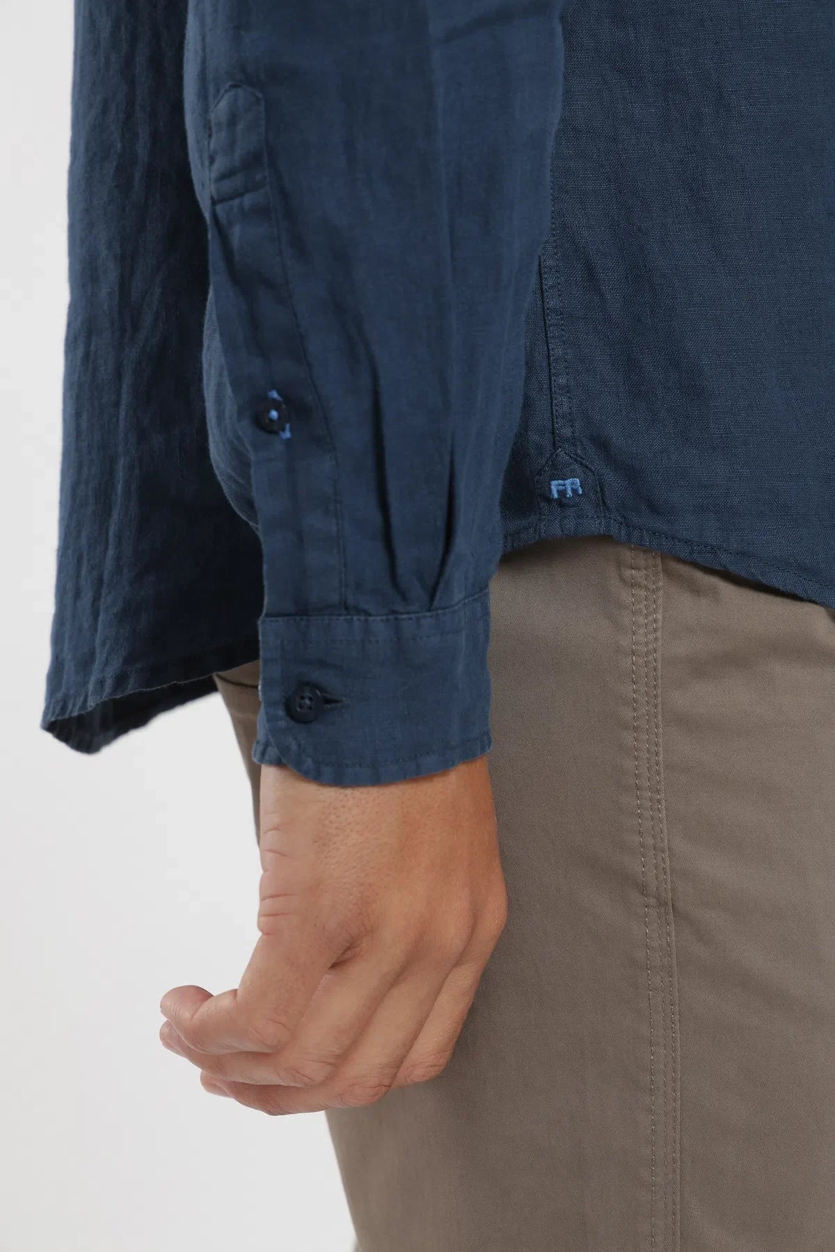 Label - Camisa manga larga Amalfi azul Froens