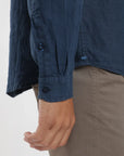 Label - Camisa manga larga Amalfi azul Froens