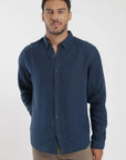 Label - Camisa manga larga Amalfi azul Froens