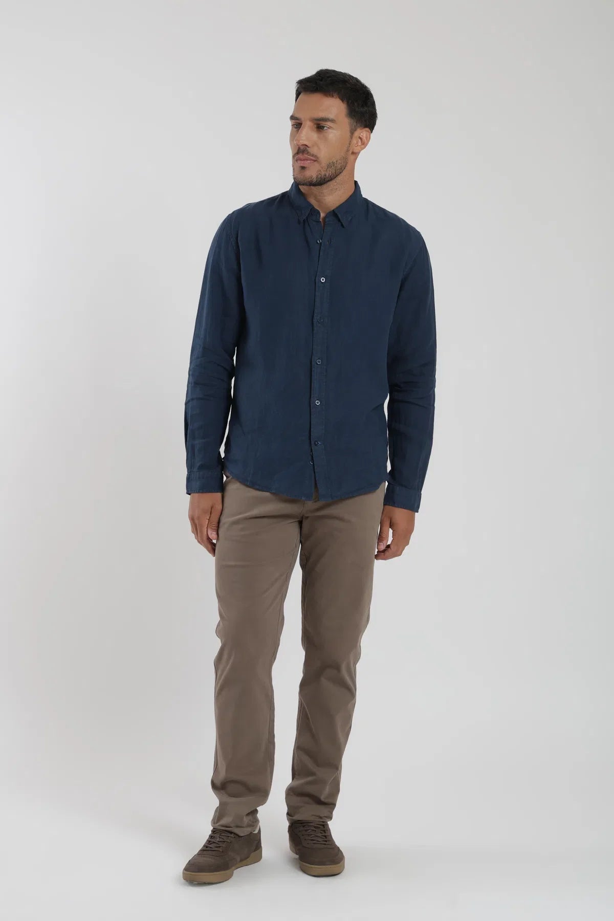 Label - Camisa manga larga Amalfi azul Froens