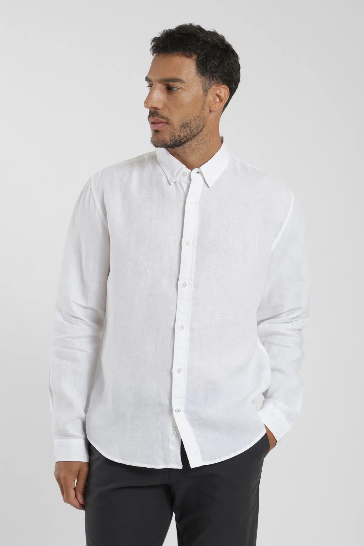 Label - Camisa manga larga Amalfi blanco Froens