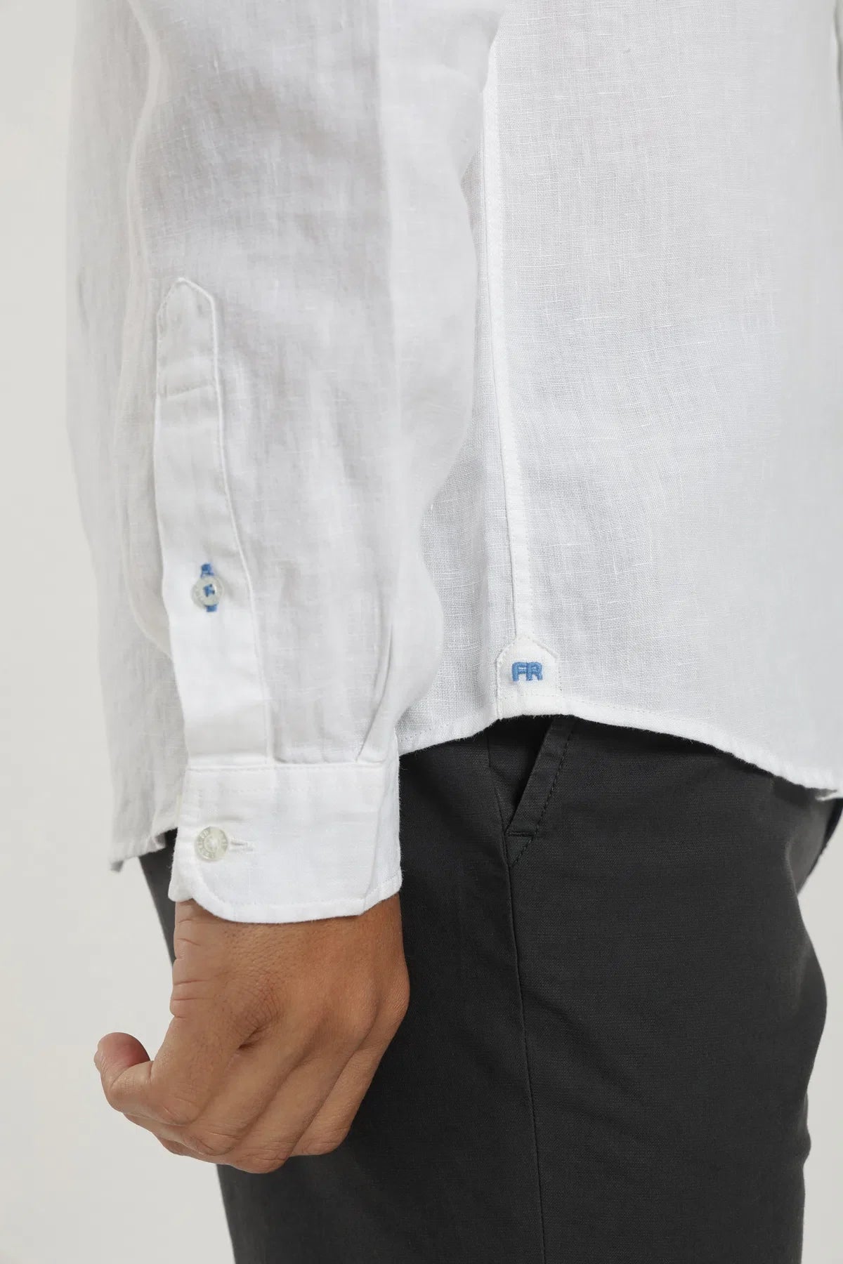 Label - Camisa manga larga Amalfi blanco Froens