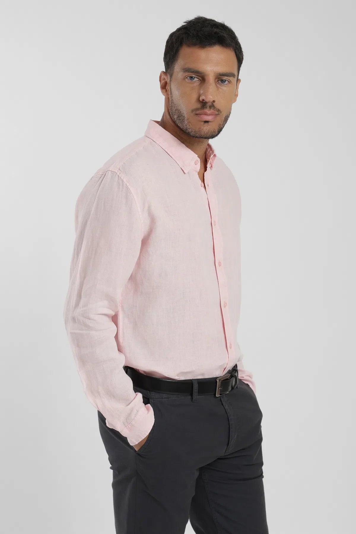 Label - Camisa manga larga Amalfi rosado Froens