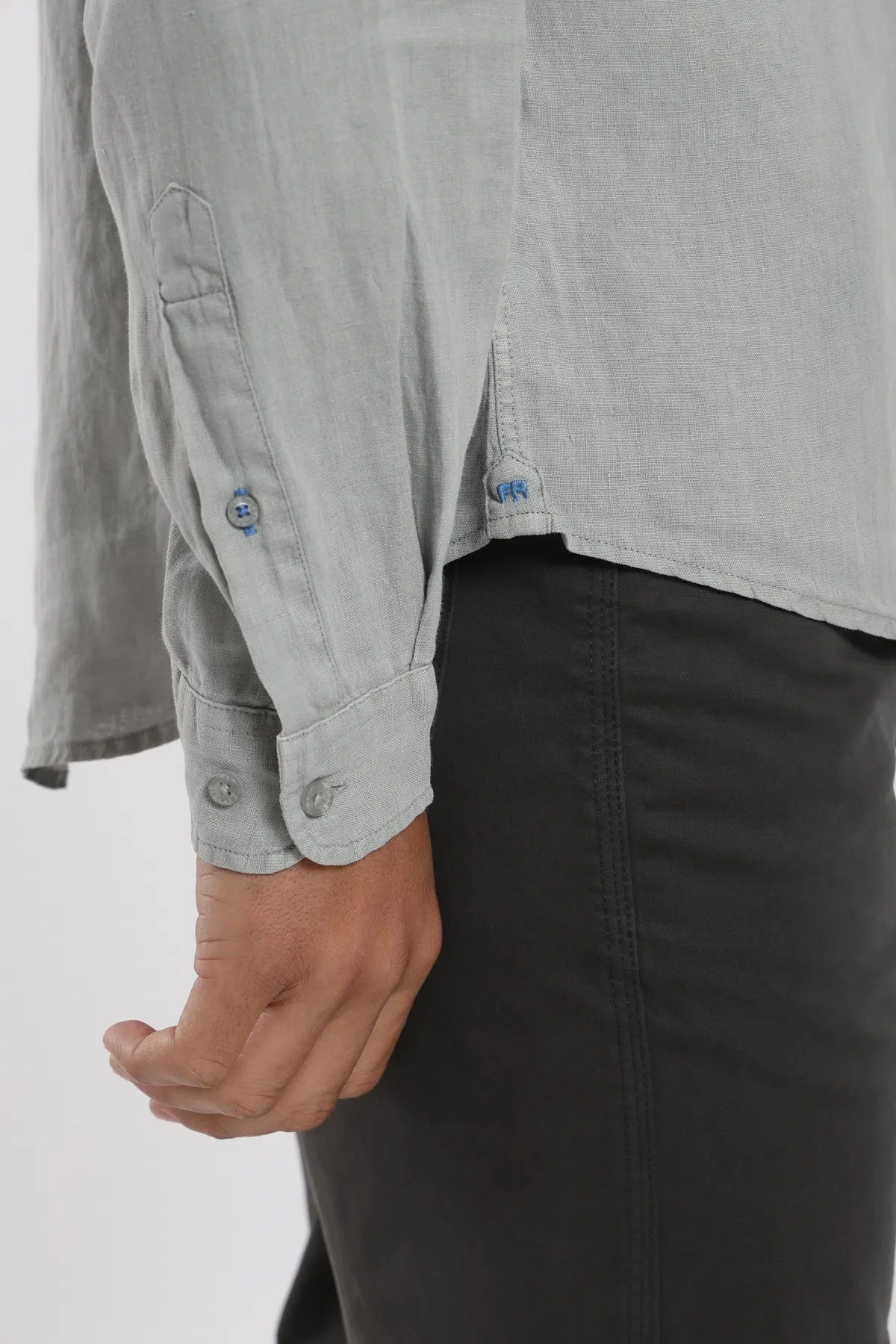 Label - Camisa manga larga Amalfi verde Froens
