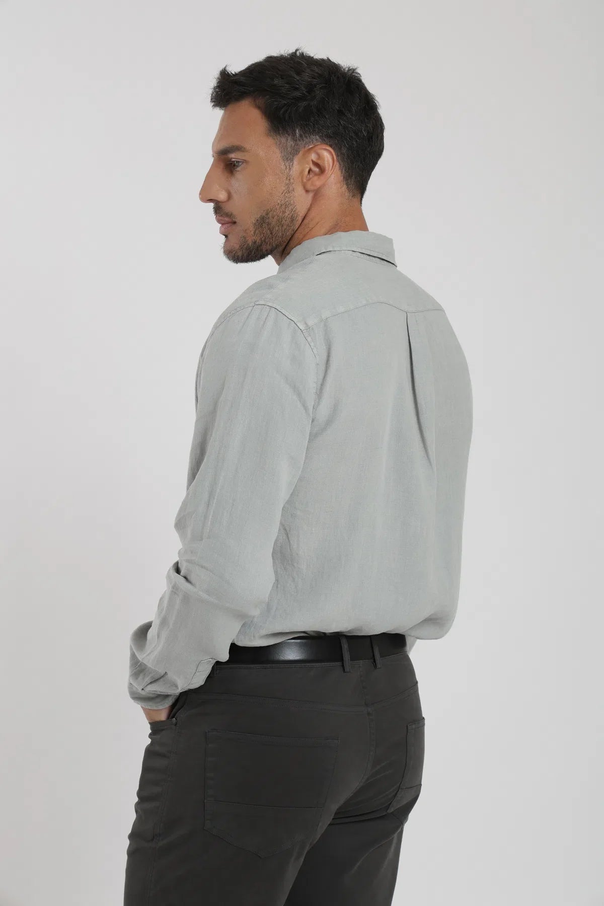 Label - Camisa manga larga Amalfi verde Froens