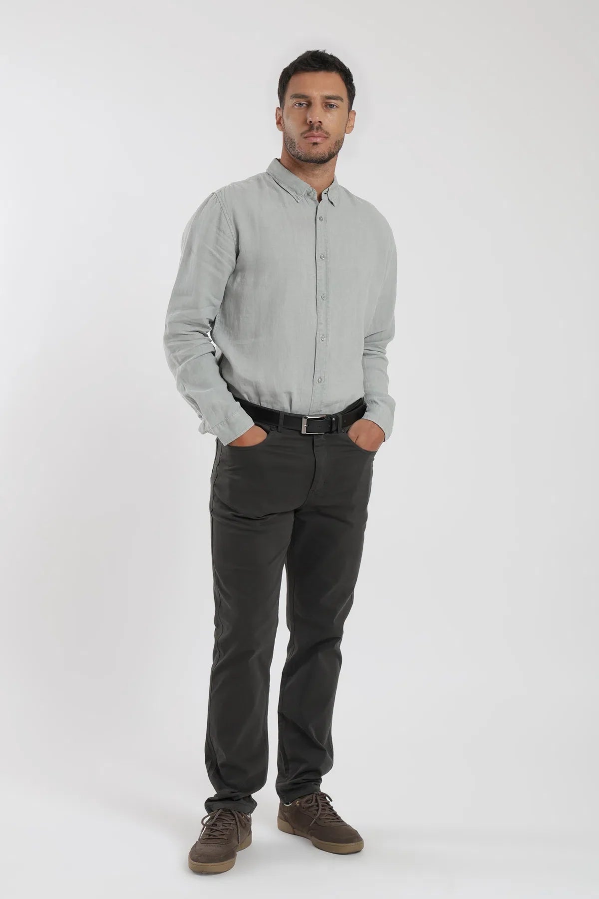 Label - Camisa manga larga Amalfi verde Froens