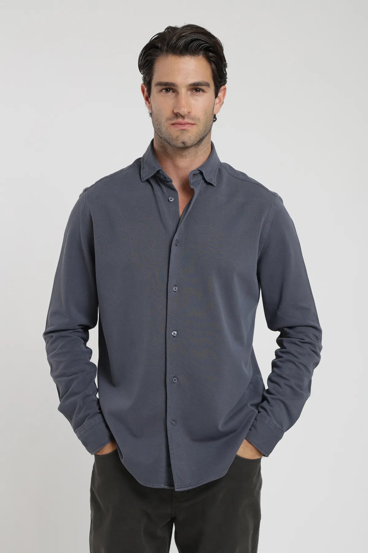 Label - Camisa manga larga lisboa azul - Froens