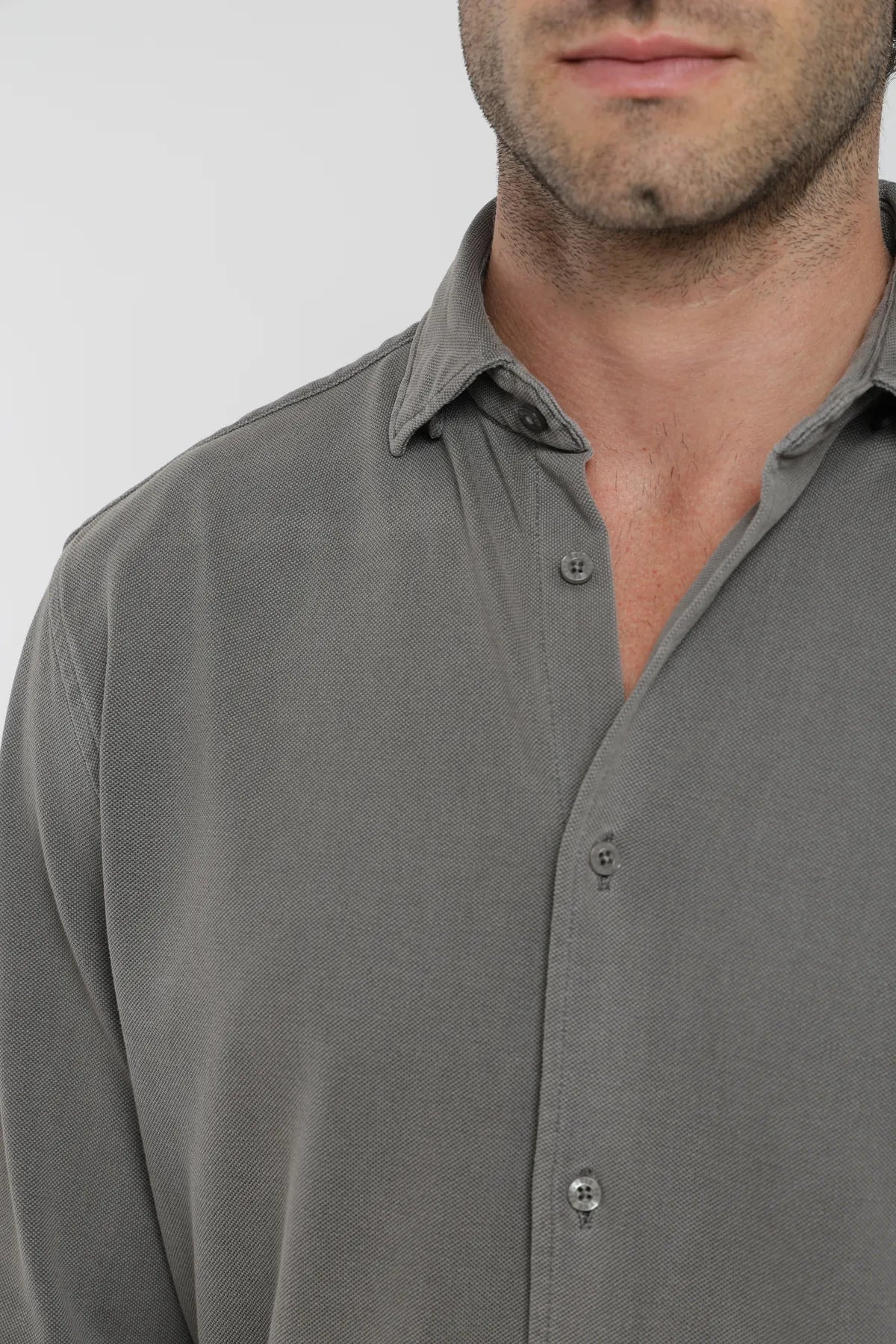 Label - Camisa manga larga lisboa grafito - Froens