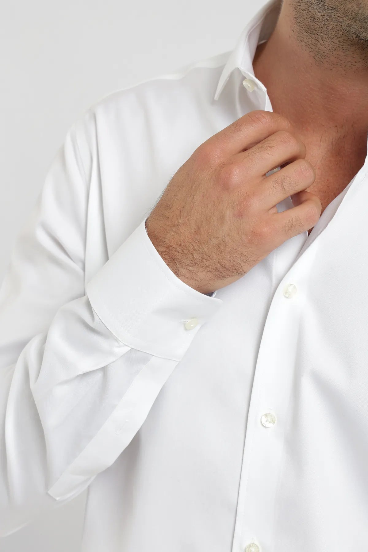 Label - Camisa manga larga non iron blanco - Froens