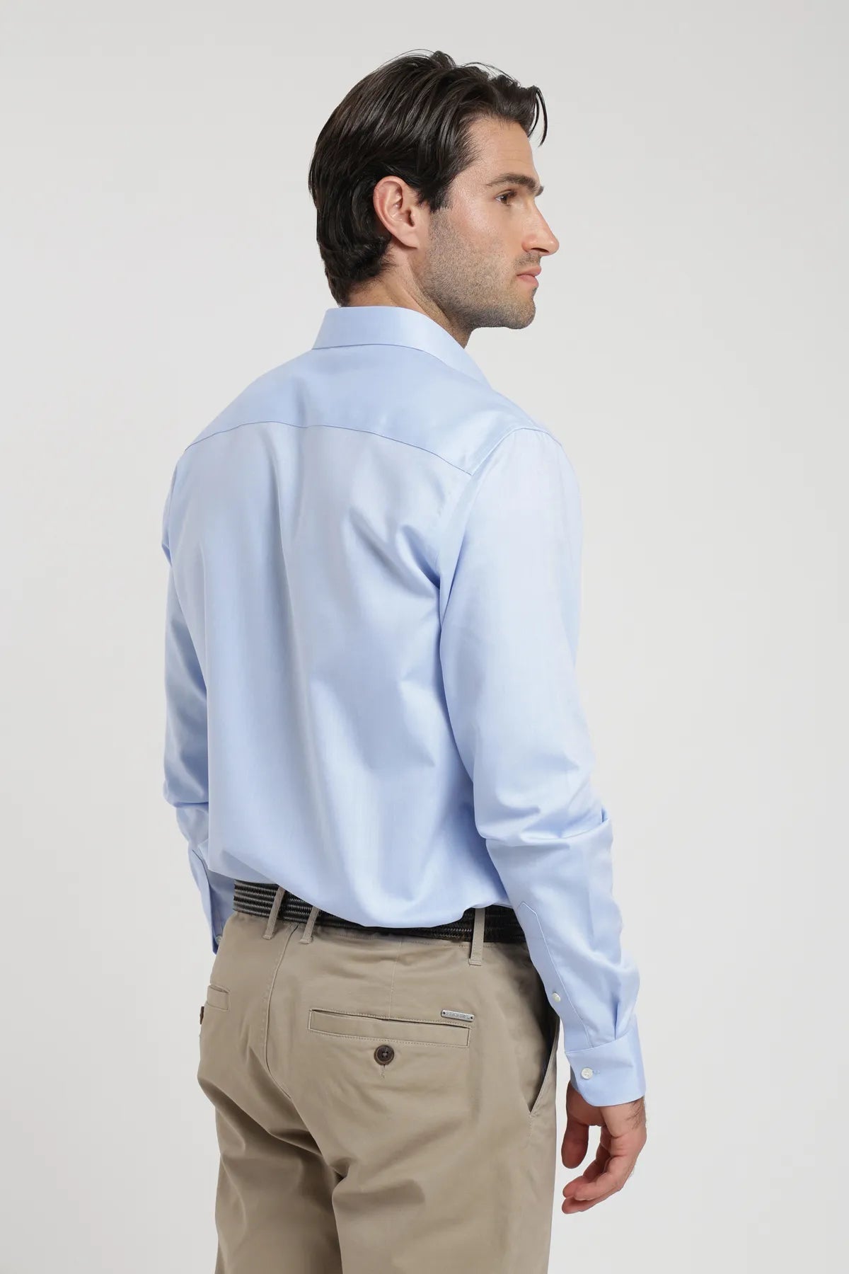Label - Camisa manga larga non iron celeste - Froens