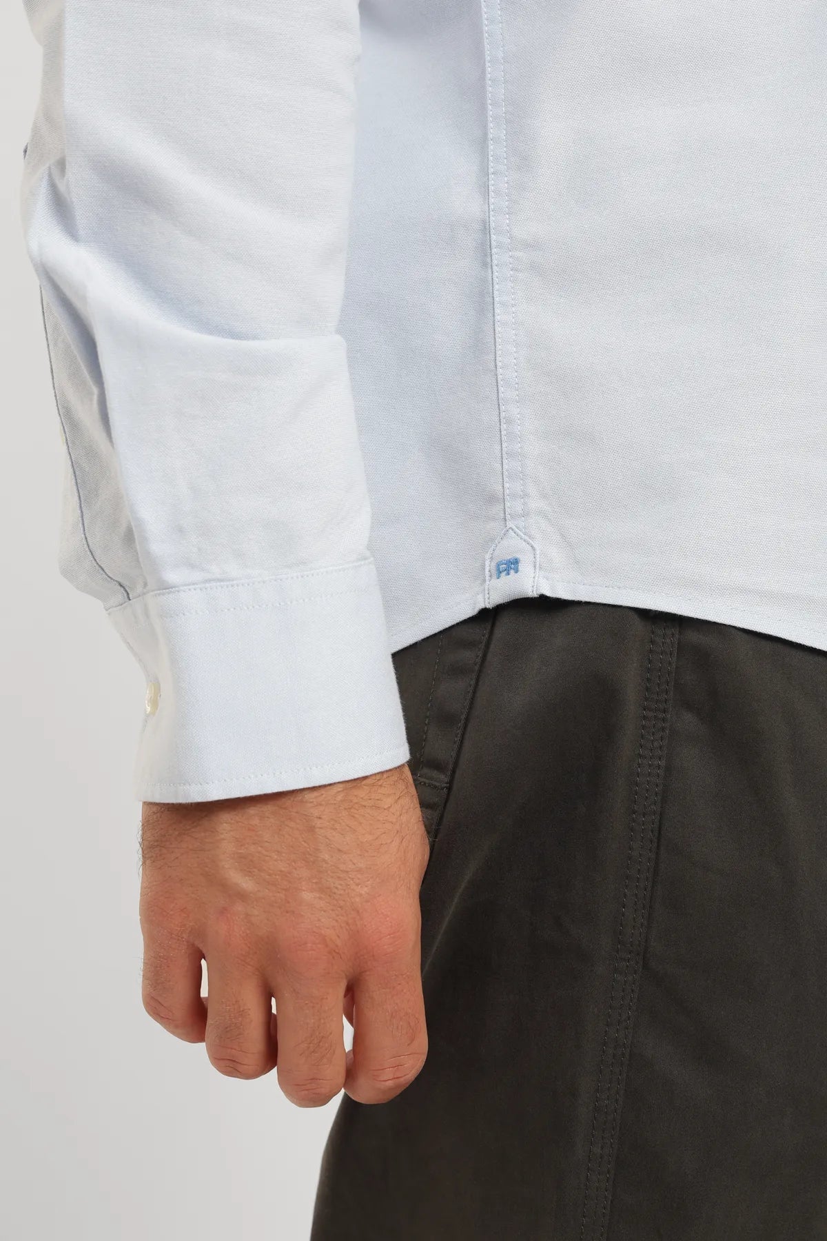 Label - Camisa manga larga ox celeste - Froens