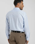 Label - Camisa manga larga Non iron celeste Froens