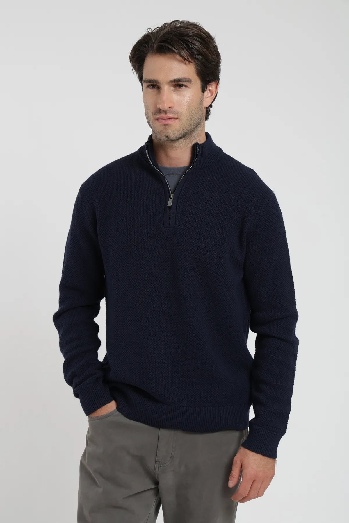Label - Chaleco hombre nantes azul - Froens