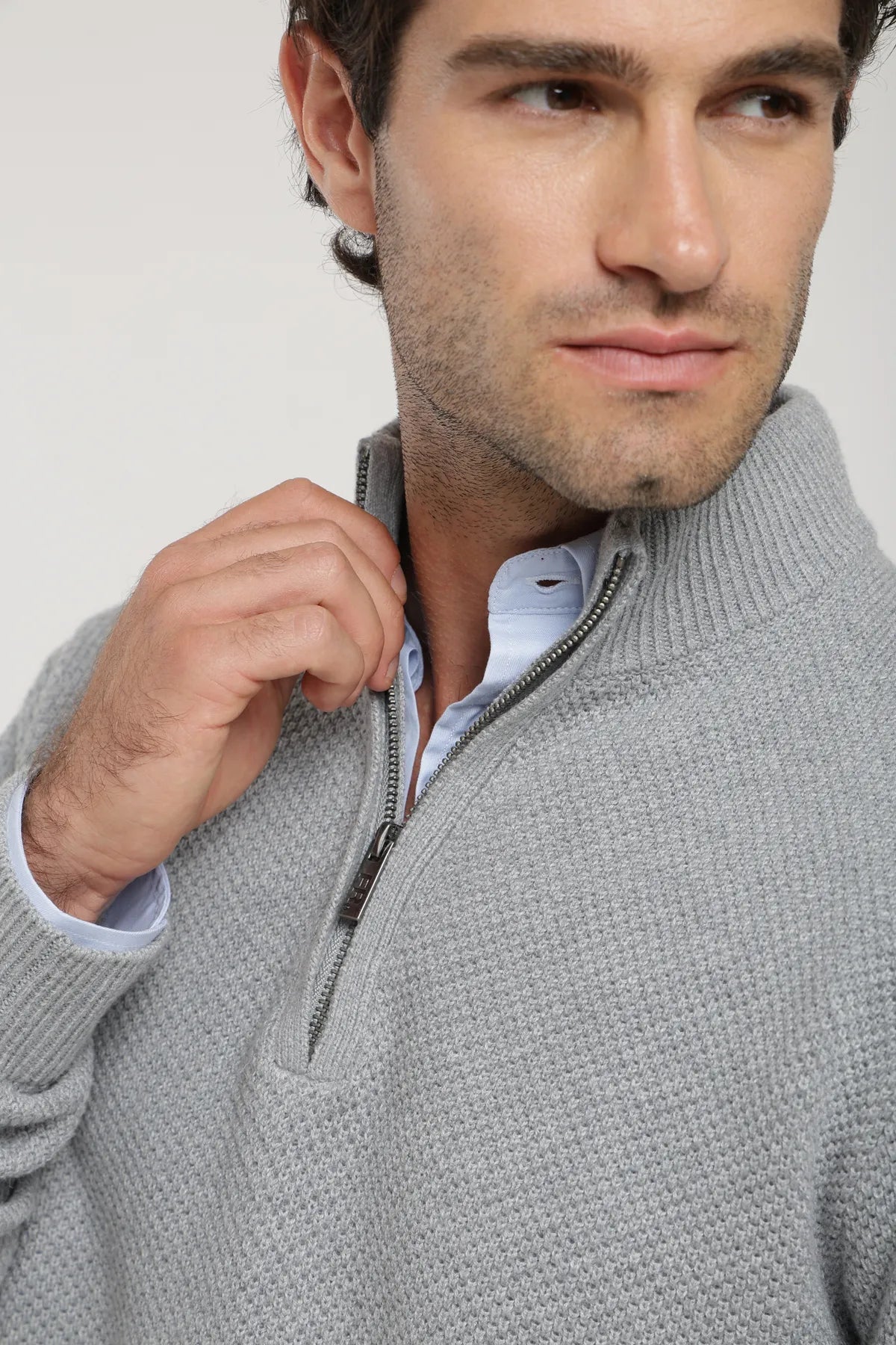 Label - Chaleco hombre nantes gris claro - Froens