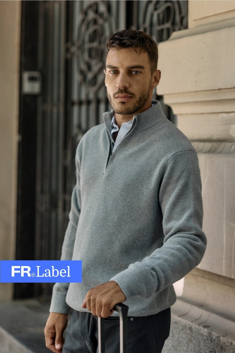 Label - Chaleco hombre nantes gris claro - Froens