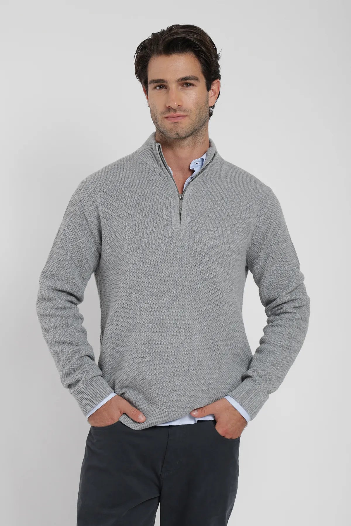 Label - Chaleco hombre nantes gris claro - Froens