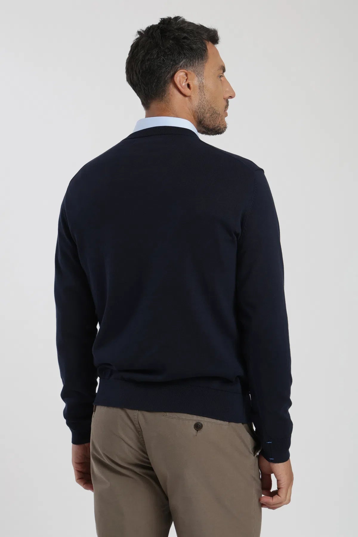 Label - Chaleco hombre Napoles azul Froens