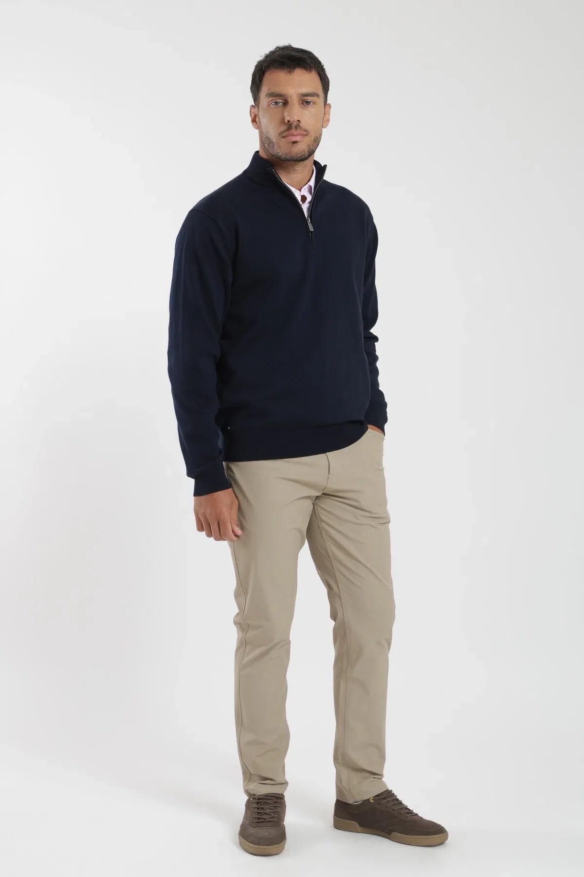 Label - Chaleco hombre Positano azul Froens