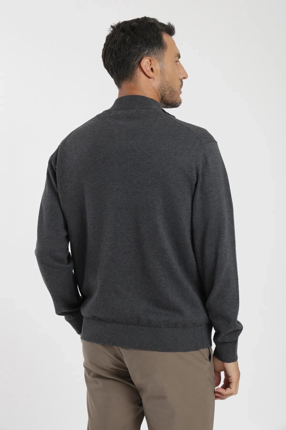 Label - Chaleco hombre Positano grafito Froens