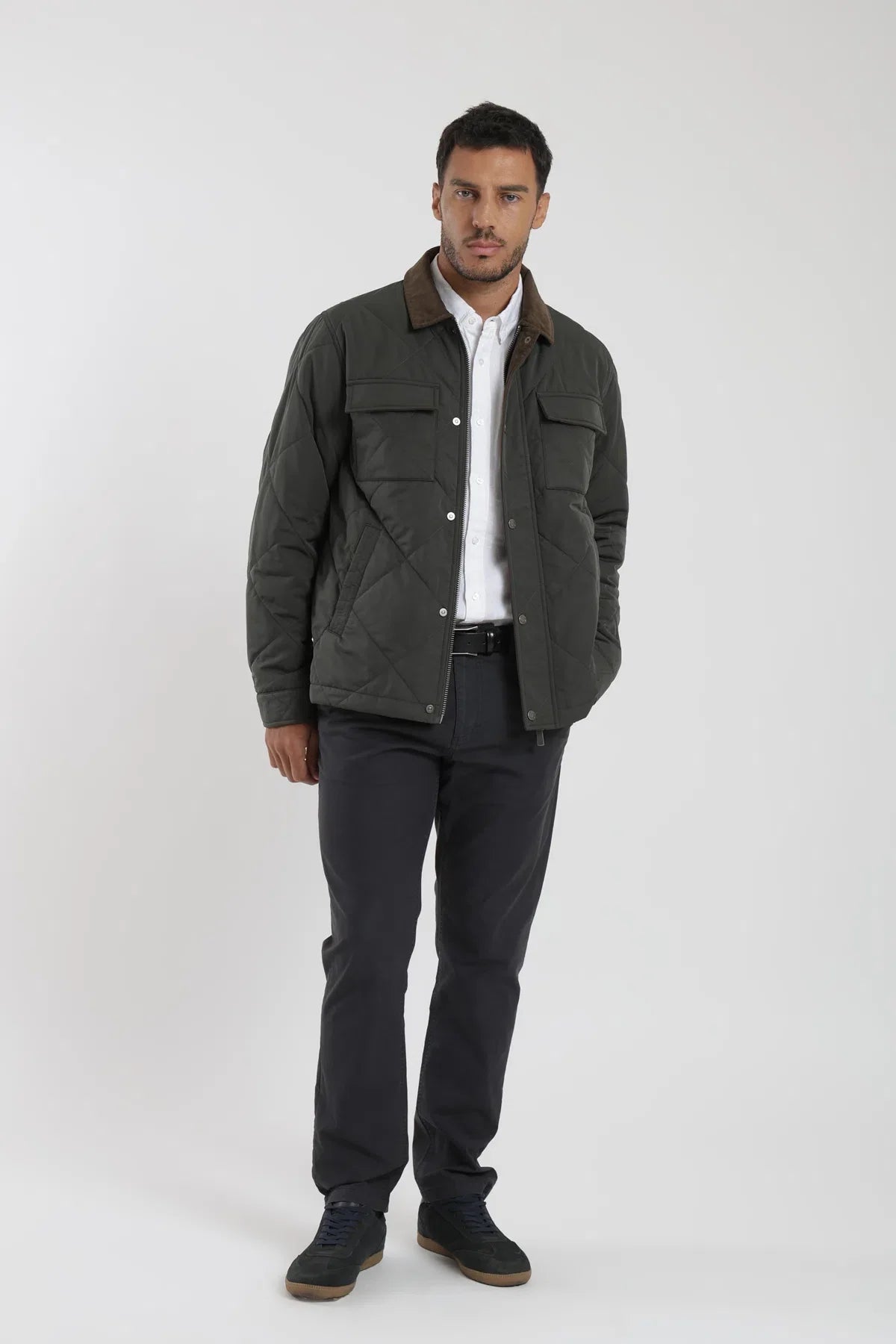 Label - Chaqueta hombre Bilbao olivo Froens
