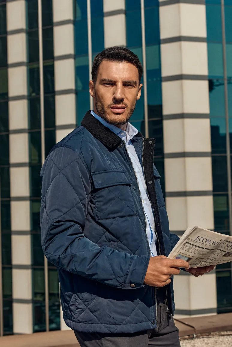 Label - Chaqueta hombre bilbao azul - Froens