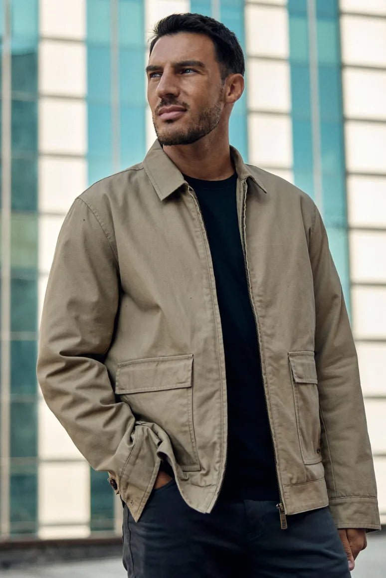 Label - Chaqueta hombre oporto beige - Froens