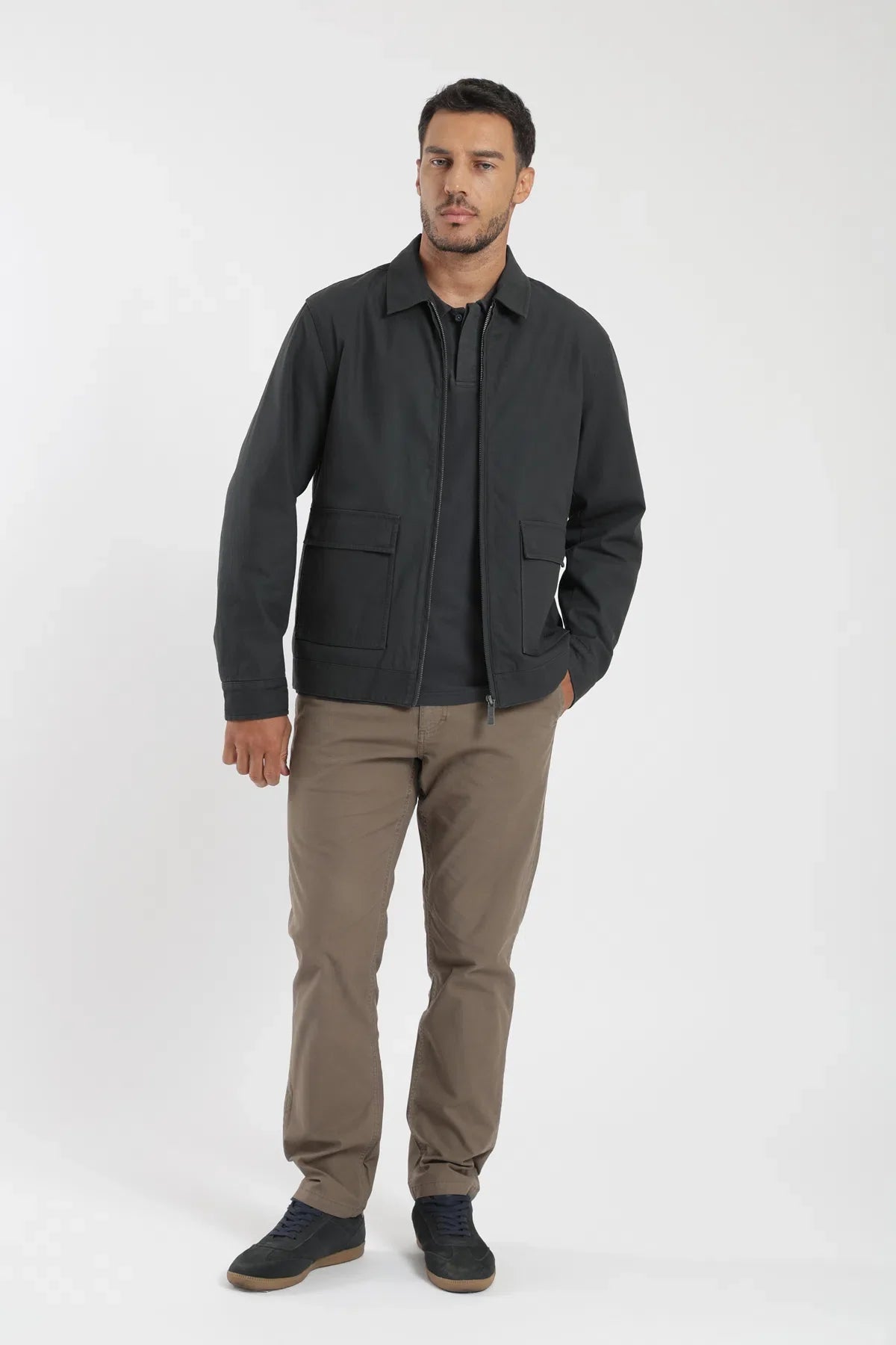 Label - Chaqueta hombre Oporto grafito Froens