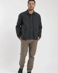 Label - Chaqueta hombre Oporto grafito Froens