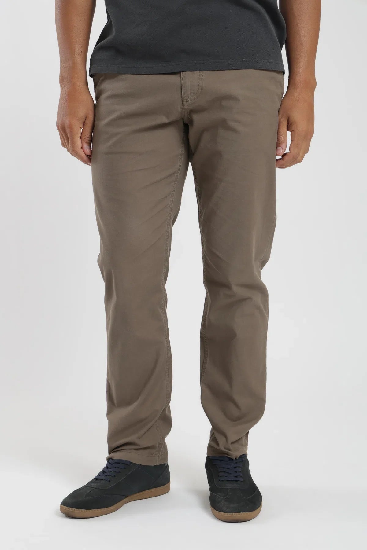 Label - Pantalon hombre Chino taupe Froens