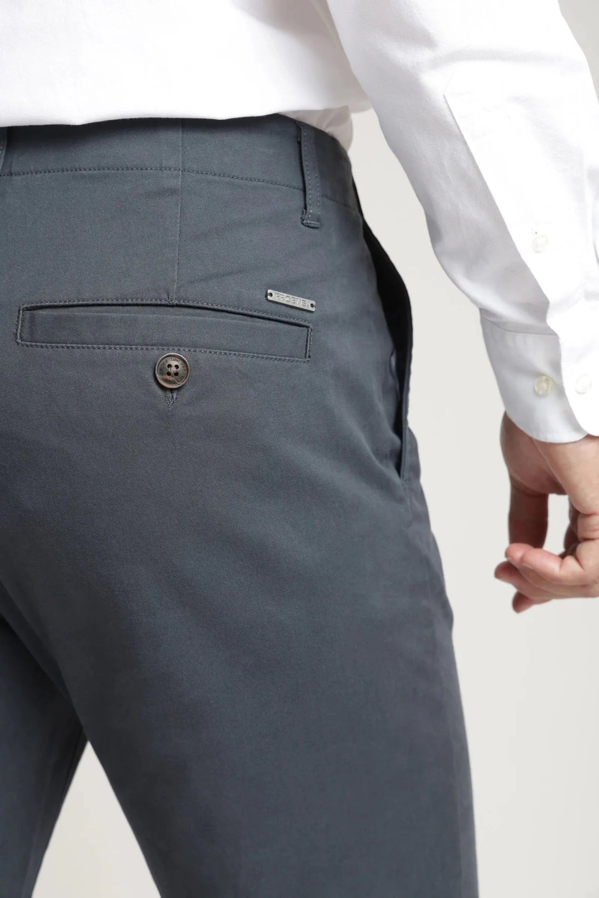 Label - Pantalón hombre chino azul - Froens