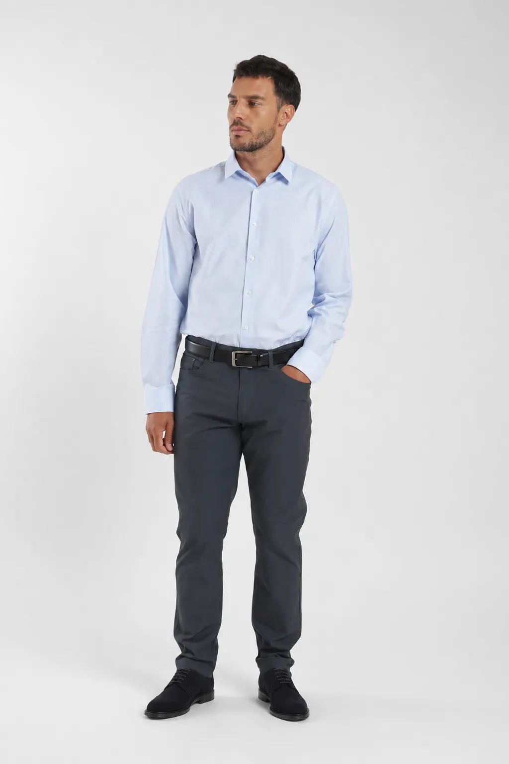 Label - Pantalón hombre performance azul - Froens