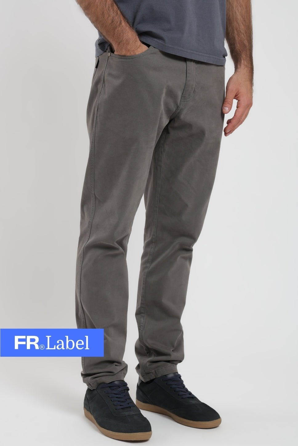 Label - Pantalón hombre shaper olivo - Froens