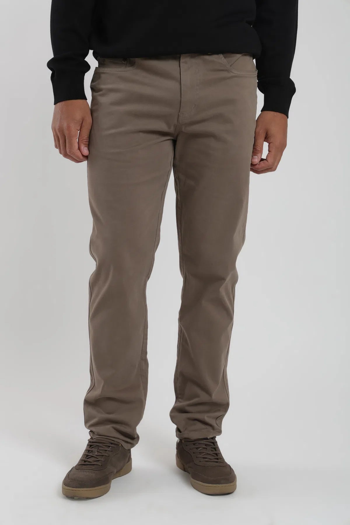 Label - Pantalon hombre Shaper cafe Froens