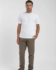 Label - Polera manga corta hombre slim blanco - Froens