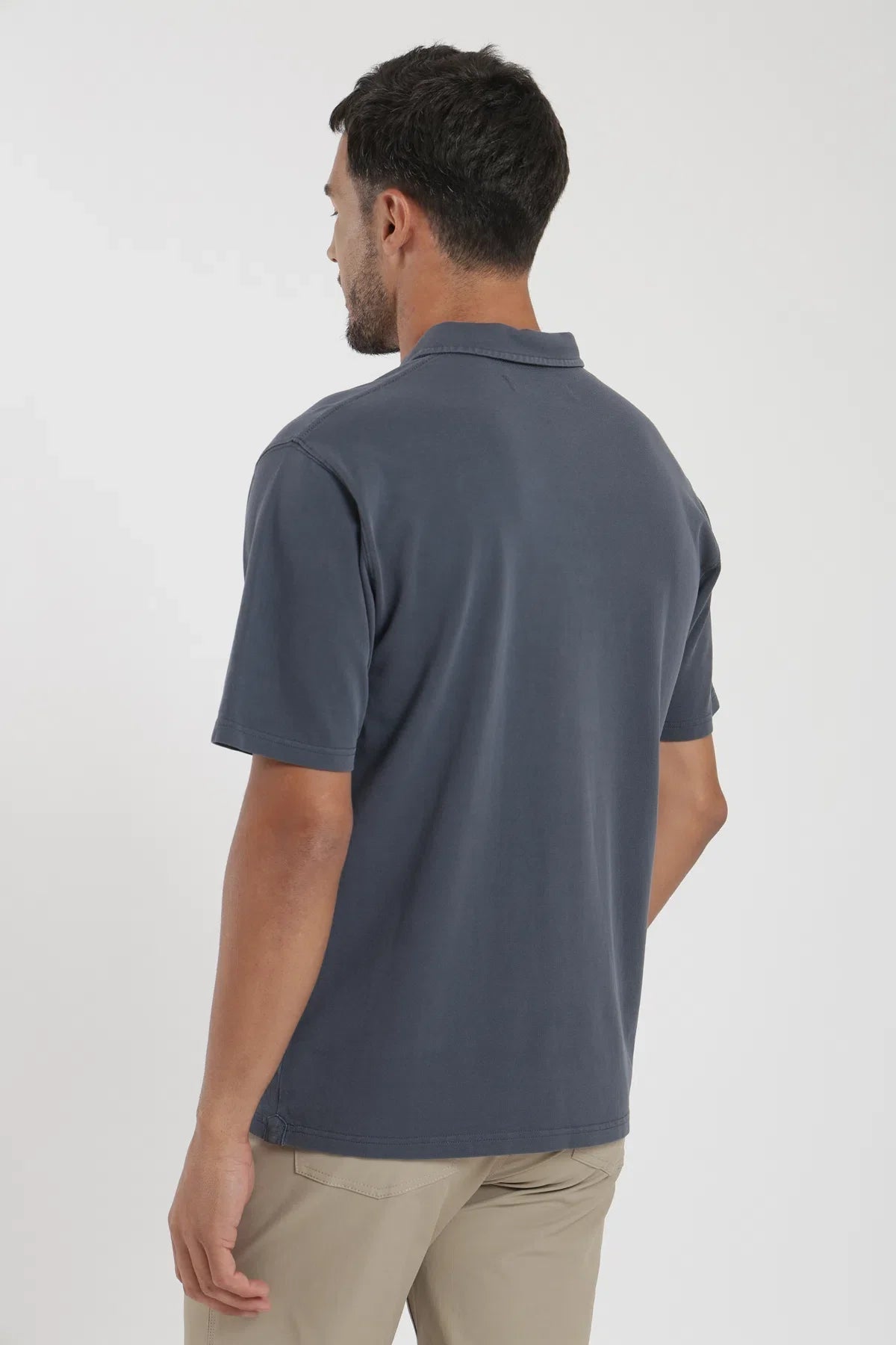 Label - Polera manga corta hombre Valencia azul Froens