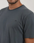Label - Polera manga corta hombre Slim azul Froens