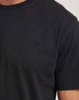 Label - Polera manga corta hombre slim negro