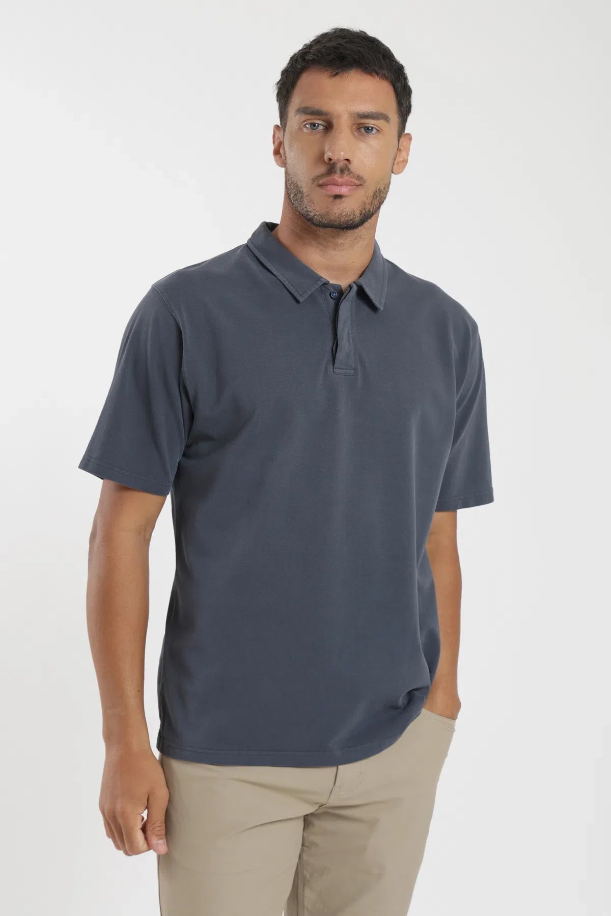 Label - Polera manga corta hombre Valencia azul Froens