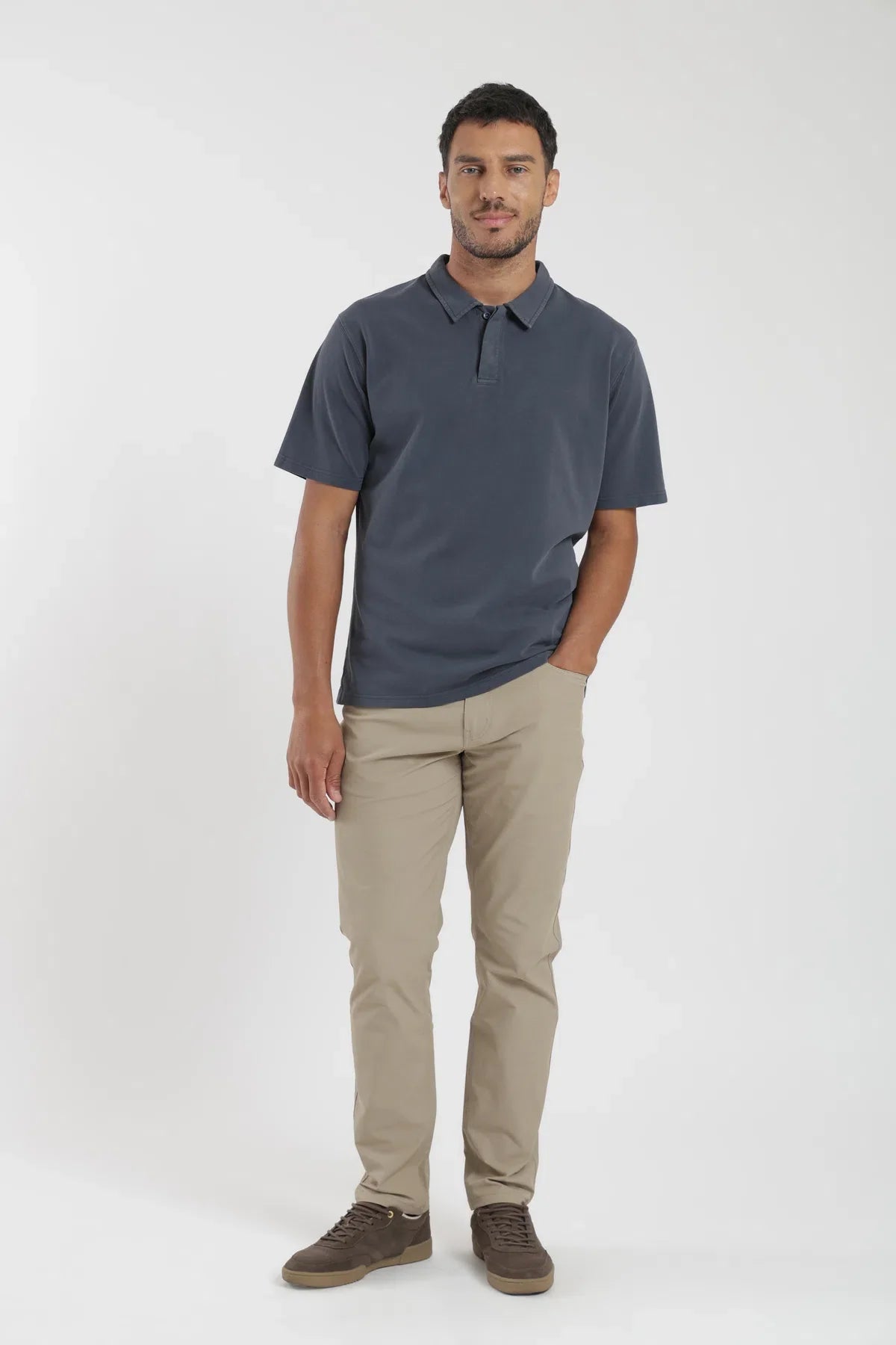 Label - Polera manga corta hombre Valencia azul Froens