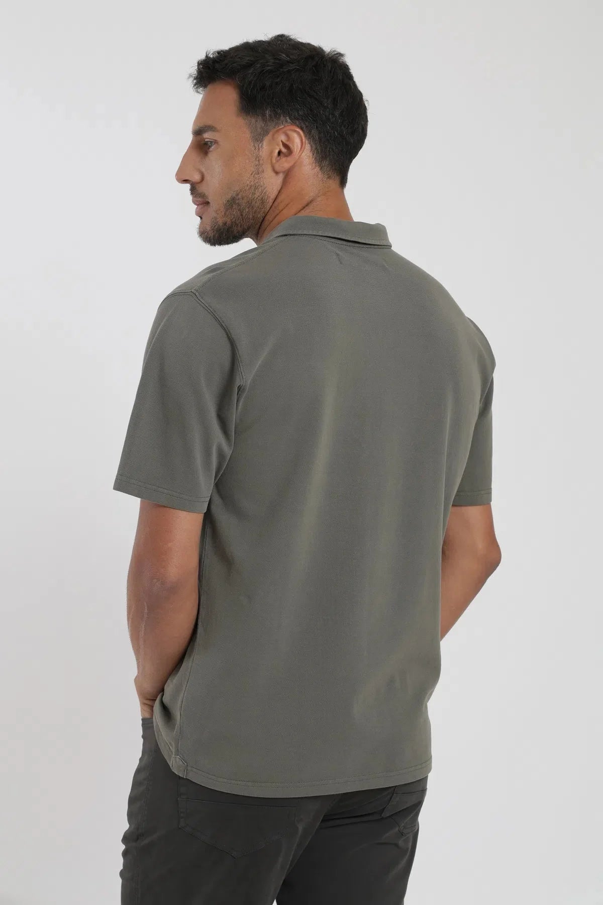 Label - Polera manga corta hombre Valencia verde Froens