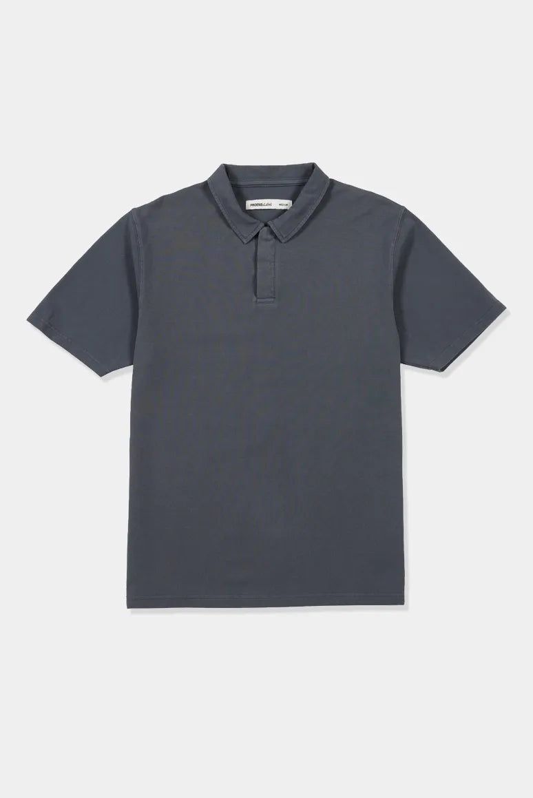 Label - Polera manga corta hombre valencia azul
