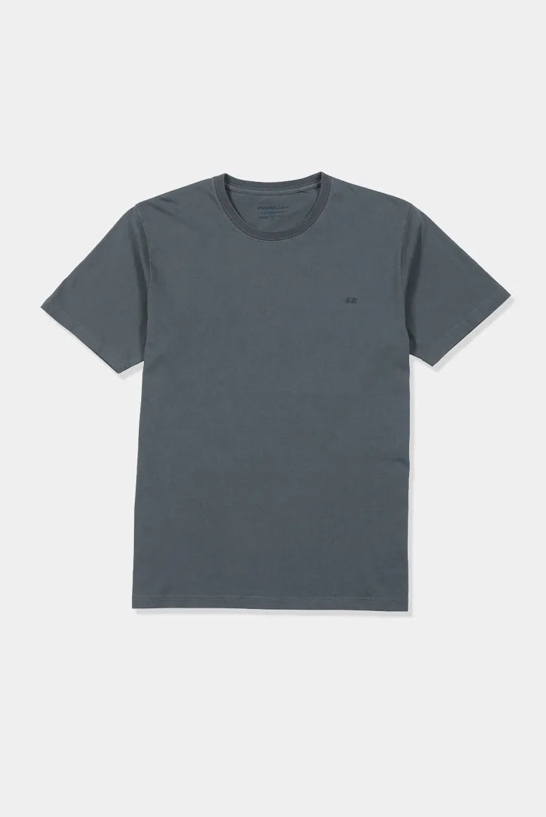 Label - Polera manga corta hombre slim azul