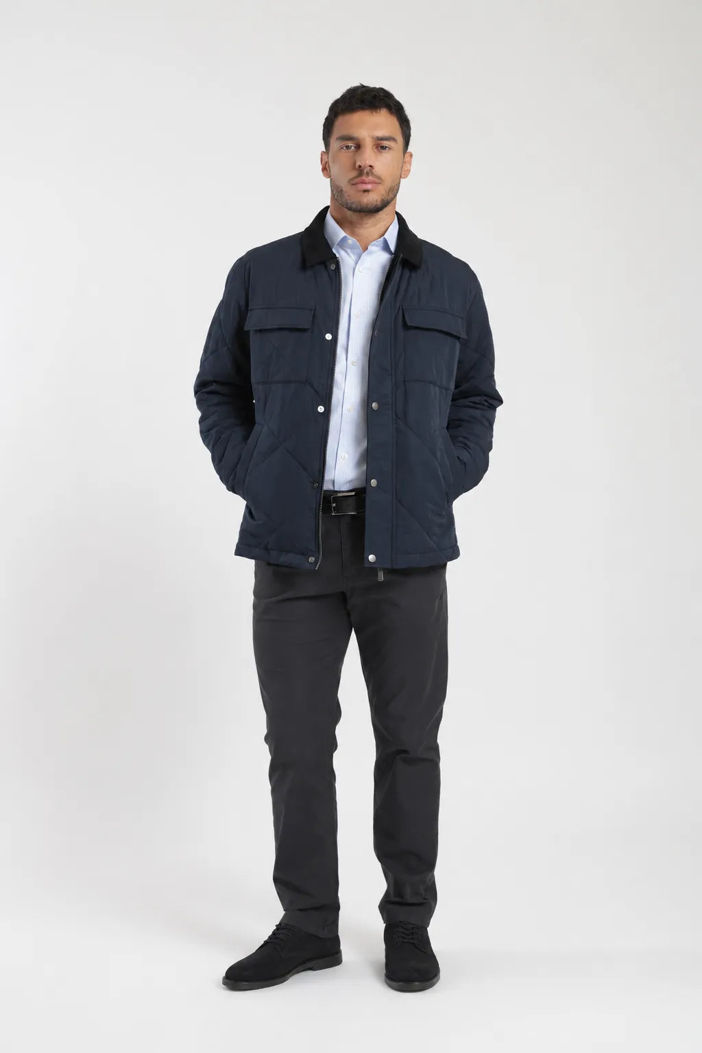 Label - Chaqueta hombre bilbao azul