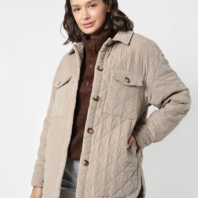 Chaqueta mujer Sequoia beige