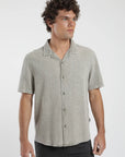 Camisa manga corta Manly beige - Algodón orgánico - Frøens