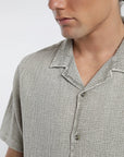 Camisa manga corta Manly beige - Algodón orgánico - Frøens
