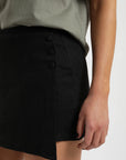 Falda short Sol negro - Lino - Frøens