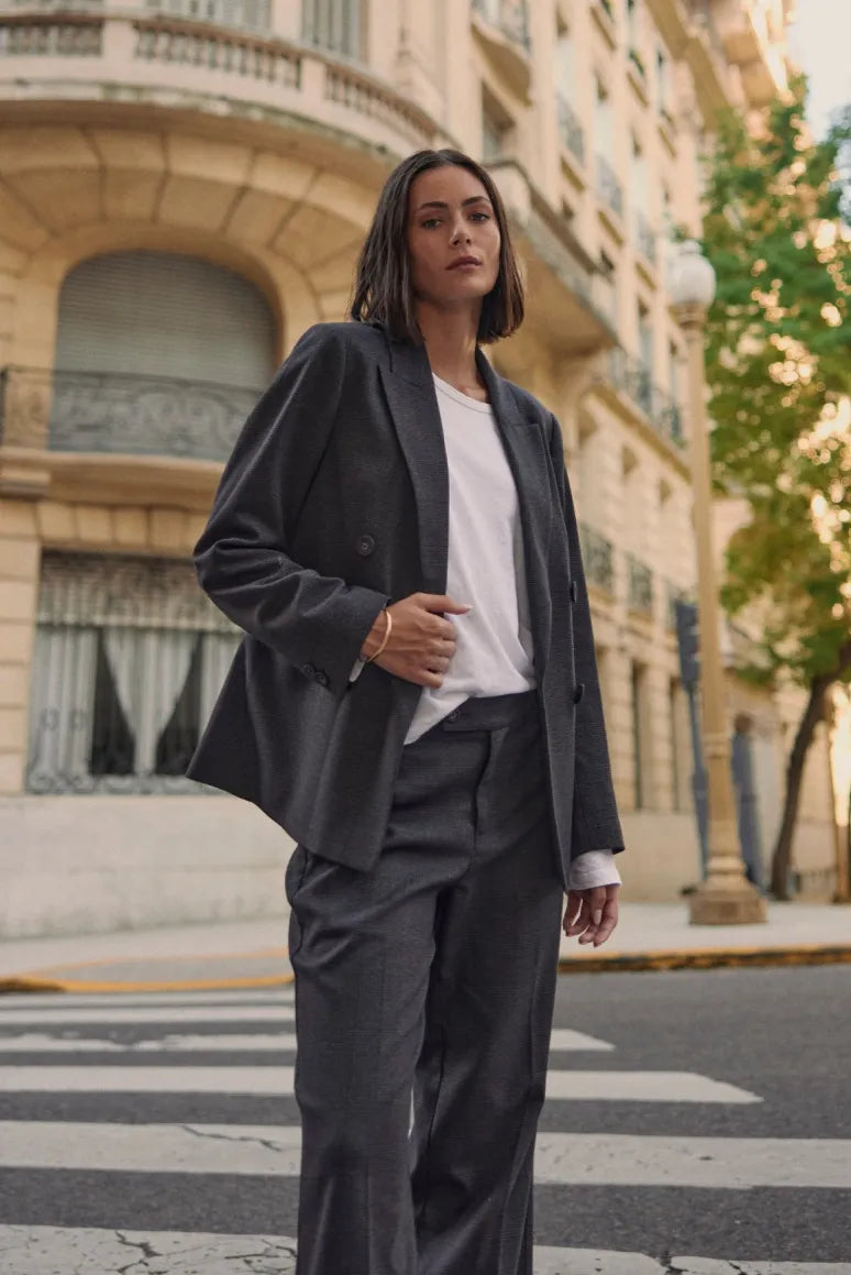 Chaqueta mujer Latte grafito - Poliéster reciclado - Frøens